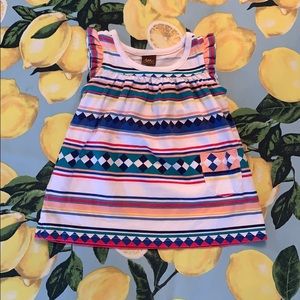 Tea knit baby dress 3-6m